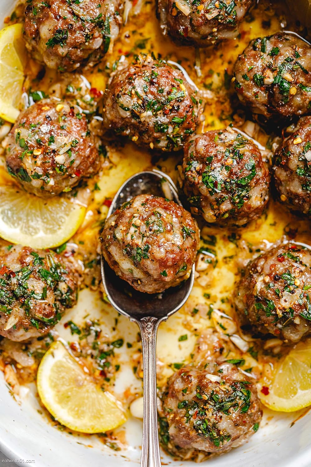 Protein Only: Lemon Herb Turkey Meatballs (15 oz) • ~78g Protein • Turkey meatballs with lemon zest, garlic, and fresh herbs.