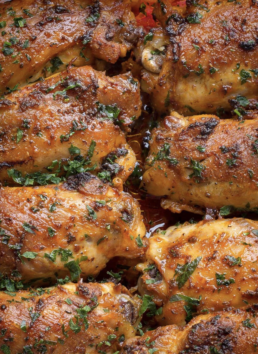 Smoky Spanish Paprika Chicken Thighs (Skinless)