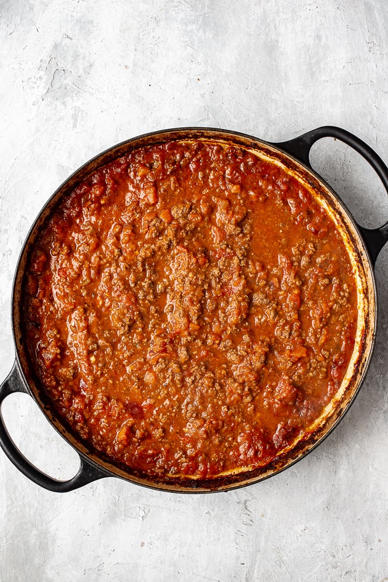 Harissa-Spiced Beef Bolognese (Paleo|Keto|W30)