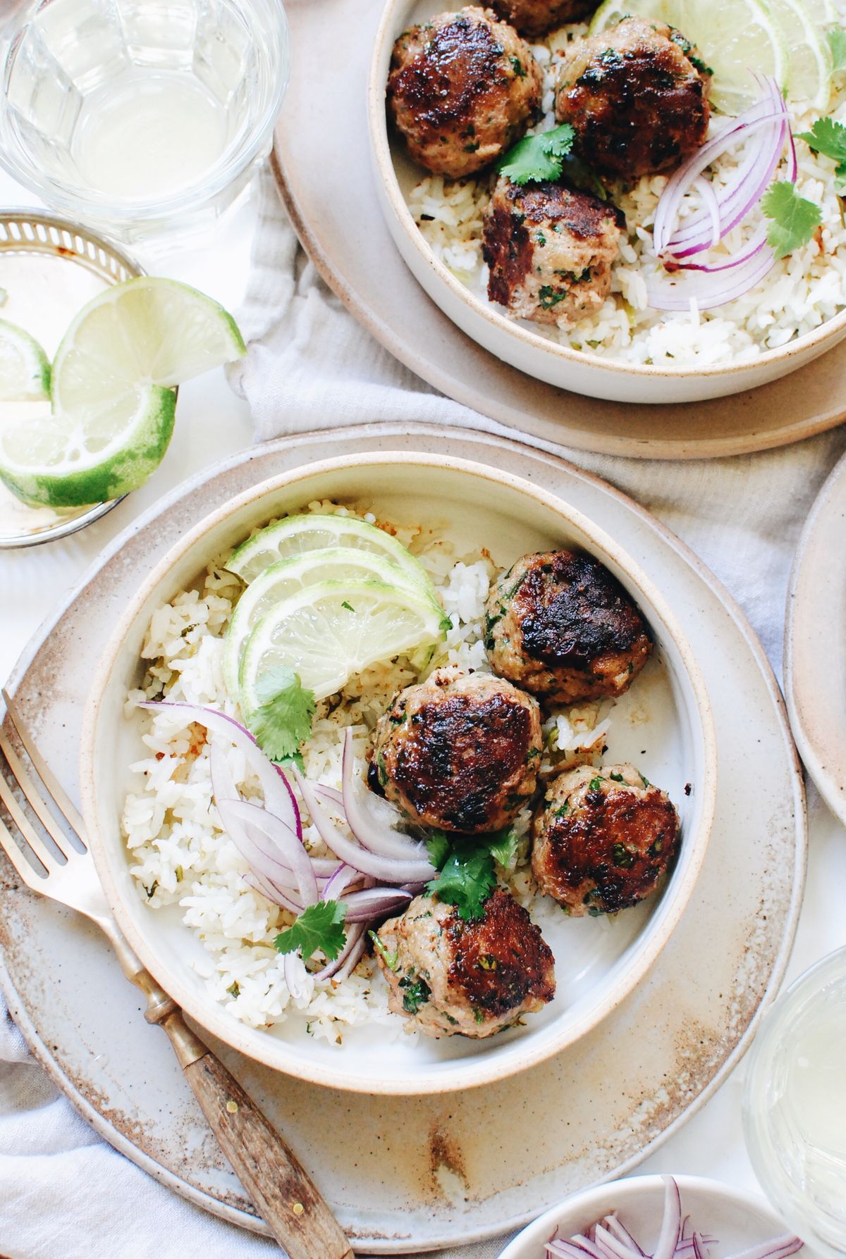 Cilantro Lime Turkey Meatballs