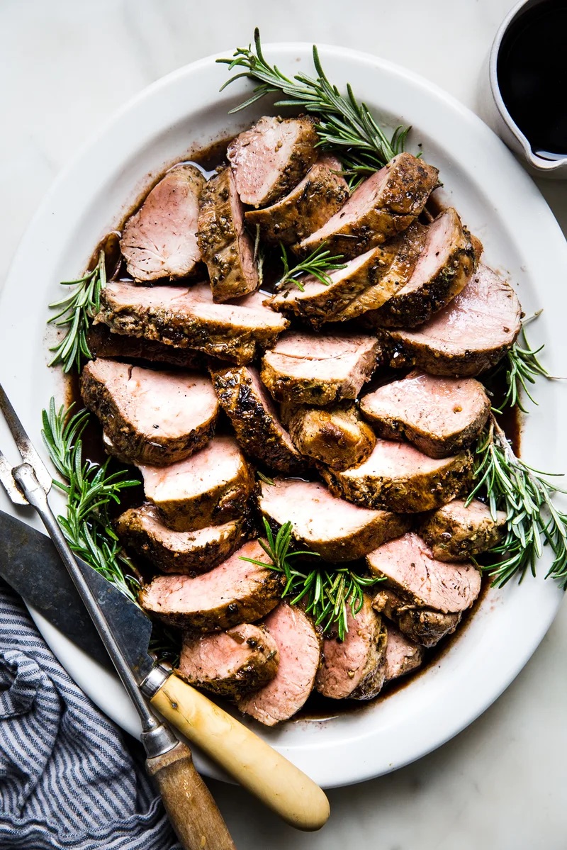 Protein Only: Herb Crusted Sliced Pork Loin (15oz) (Paleo|Keto|W30)
