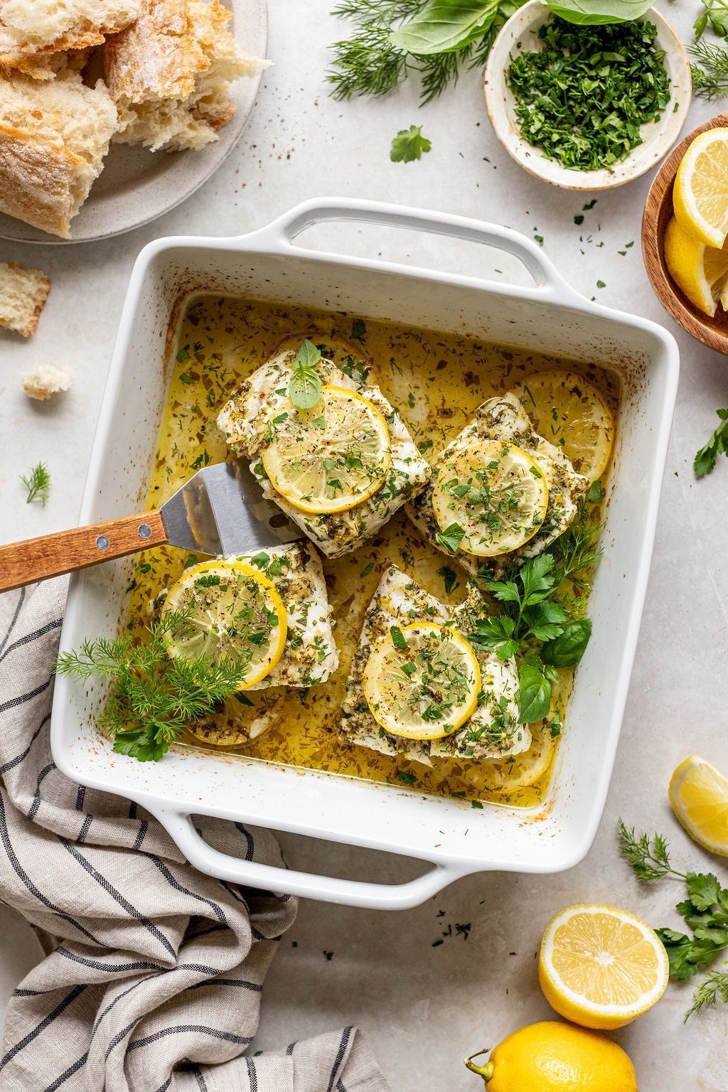 Lemon & Herb Roasted White Fish