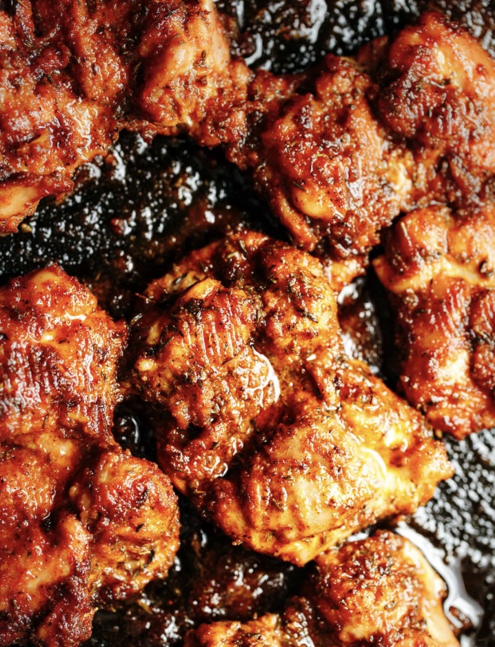 Protein Only: Harissa Spiced Chicken Thighs (15oz) (Paleo|Keto|W30)