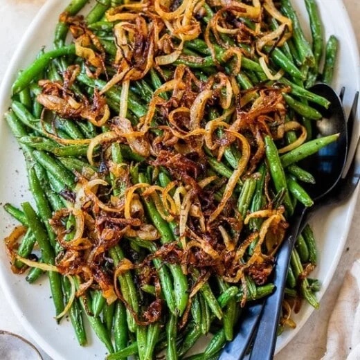 Green Beans w/ Caramelized Onions  🌱