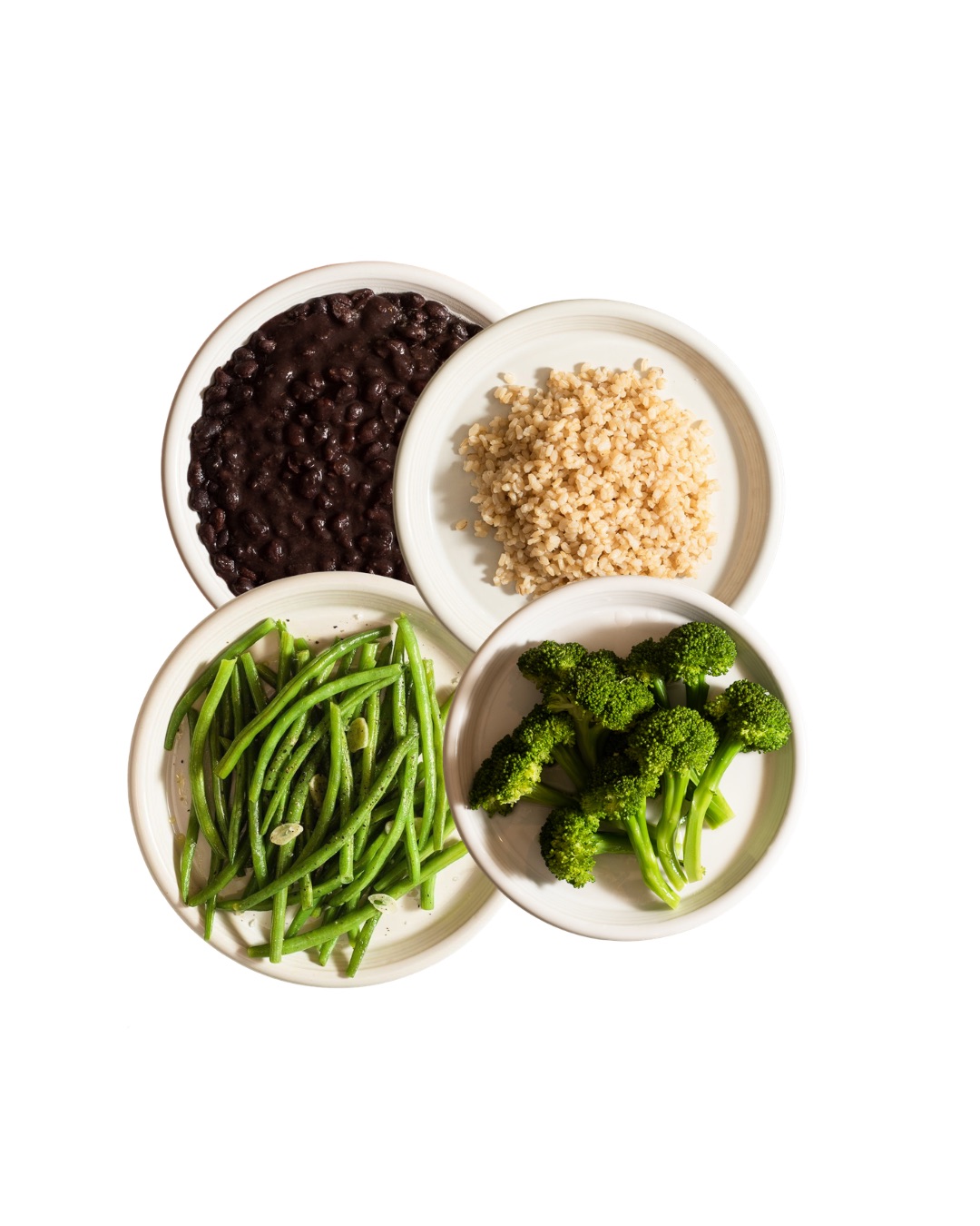 The Green Table — Black Beans, Broccoli, Green Beans, Brown Rice